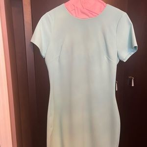Likely powder blue dress. Size 8